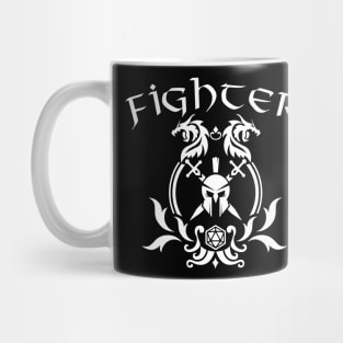 DnD Fighter Symbol Print Mug